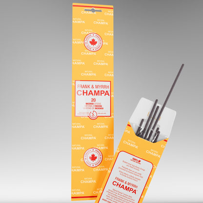 Bâtons d'encens Frank & Myrrh Champa
