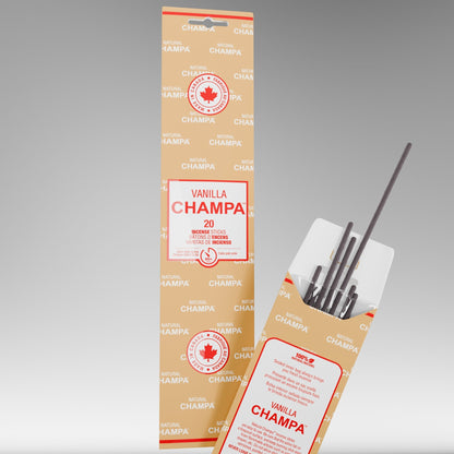 Bâtonnets d'encens Vanille Champa