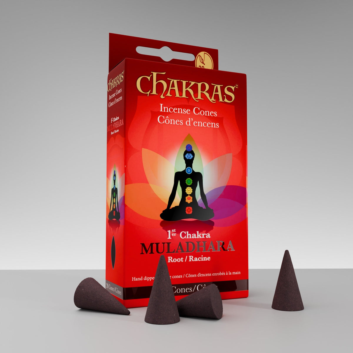 Encens Chakras® #01 Cônes d'Encens Muladhara
