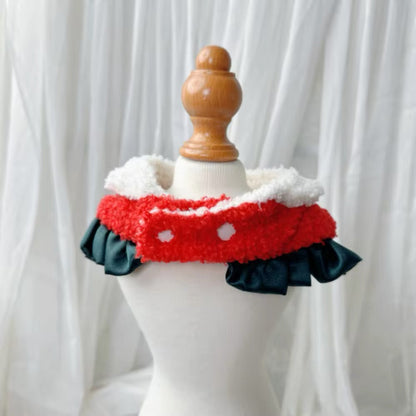 Bandana de Noël pour animaux de compagnie – Accessoire de fête à fourrure pour les fêtes de fin d'année