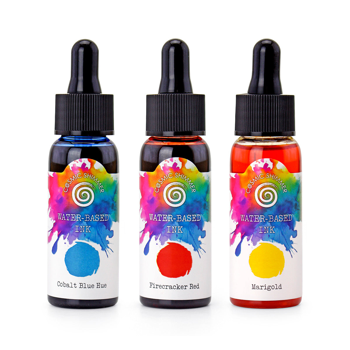 Encres à base d'eau Cosmic Shimmer Origins, lot de 3 couleurs primaires