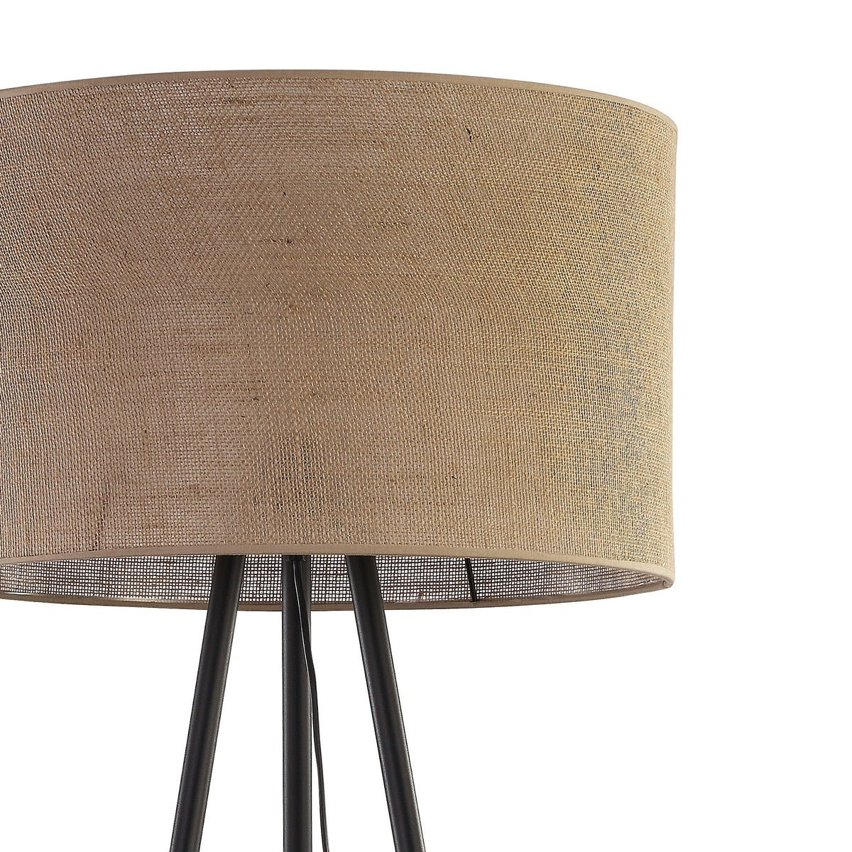 Lampadaire tissé en jute naturel pour salon, chambre et coin lecture – Éclairage scandinave minimaliste (Liquidation)
