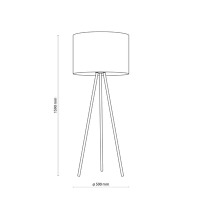 Lampadaire tissé en jute naturel pour salon, chambre et coin lecture – Éclairage scandinave minimaliste (Liquidation)
