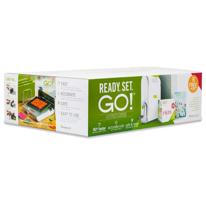 Ready. Set. GO! Ultimate Fabric Cutting System 8" Qube Set