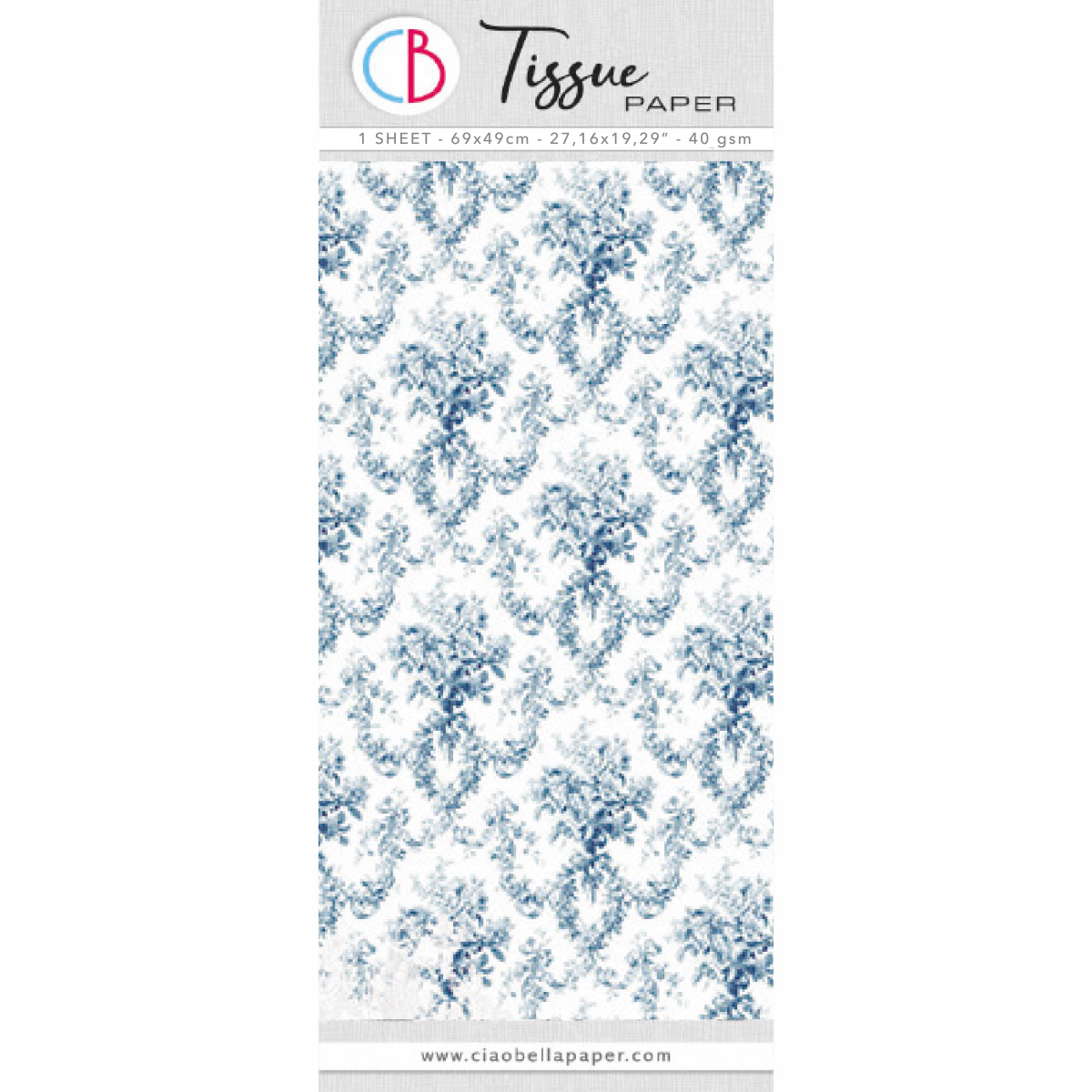 Papier de soie cm69x49 27,66"x19,29” Dynasty Drapes