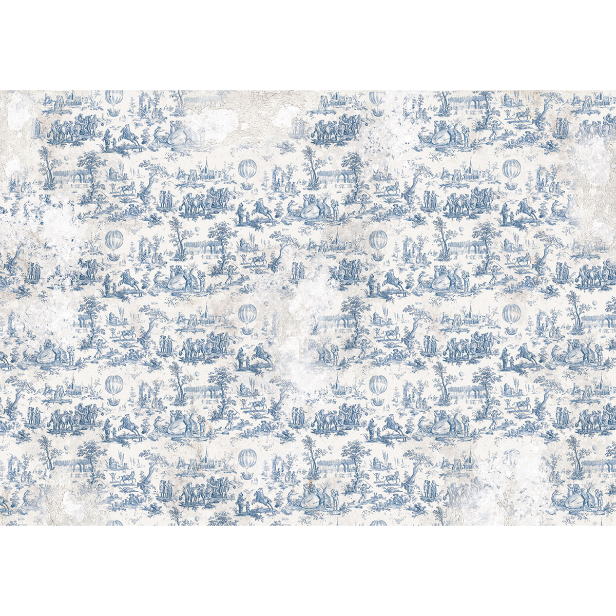 Papier de soie cm69x49 27,66"x19,29" Toile de Jouy