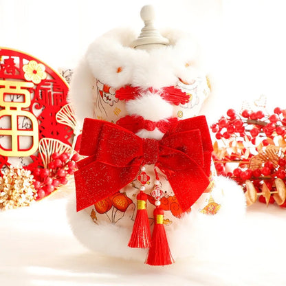 Midnight Celebration Holiday Dog Dress | New Year Occasion Outfit
