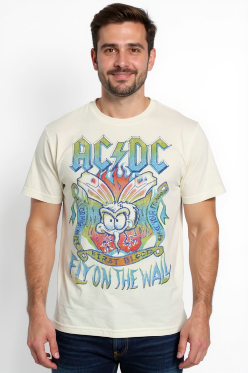T-shirt AC/DC motif Fly On The Wall