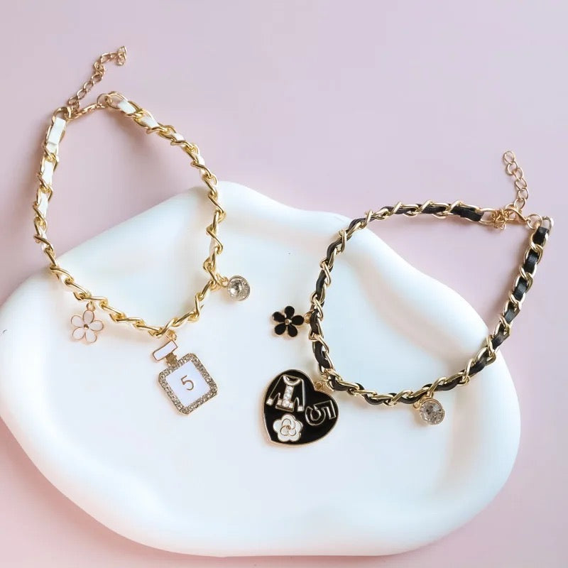 Coco Charm Dog Necklace | Elegant Pet Jewelry Accessory
