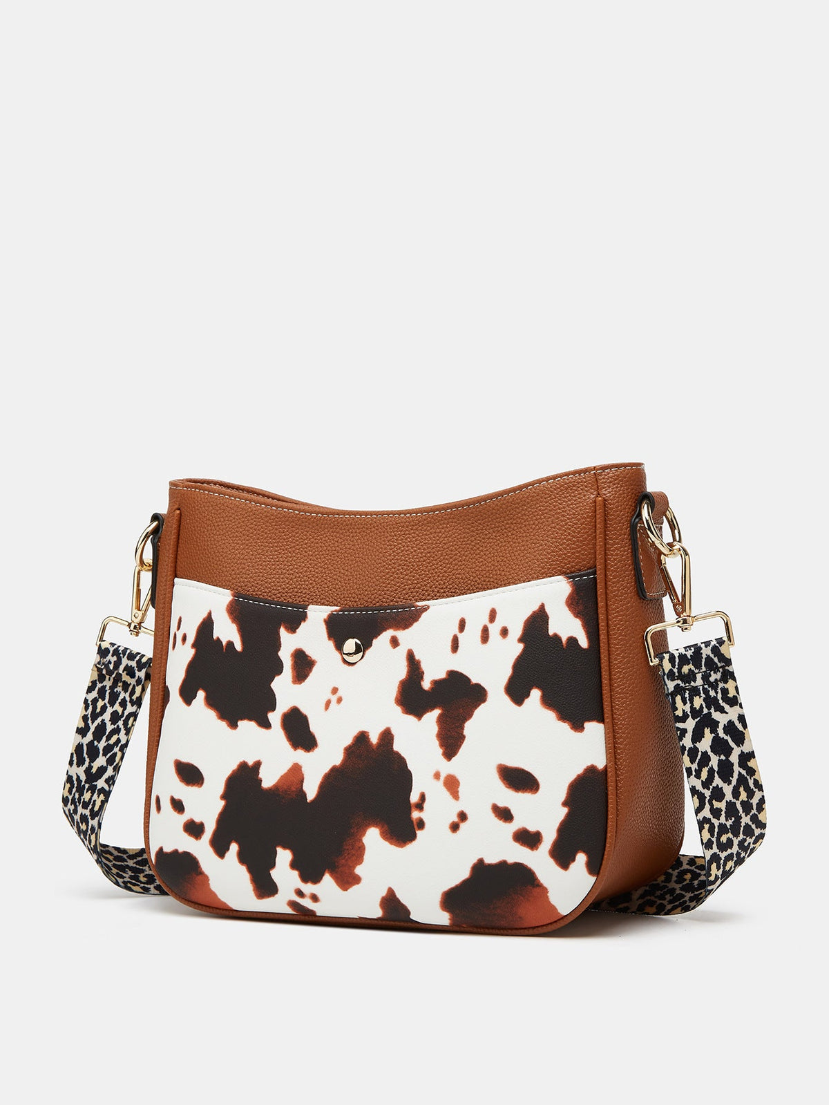 Women's Simple Crossbody Bag – PU Leather Shoulder Purse for Everyday Use
