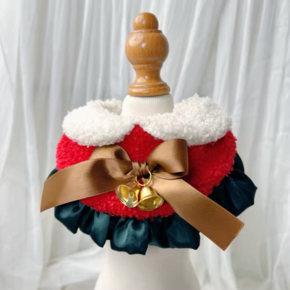 Bandana de Noël pour animaux de compagnie – Accessoire de fête à fourrure pour les fêtes de fin d'année