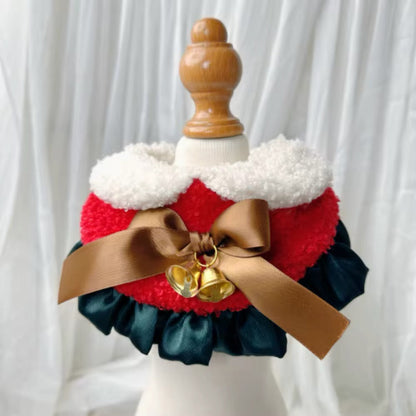 Bandana de Noël pour animaux de compagnie – Accessoire de fête à fourrure pour les fêtes de fin d'année