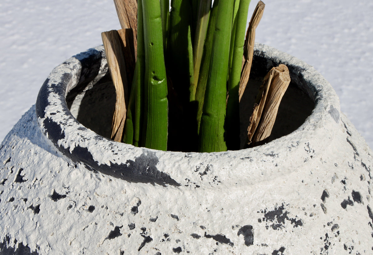 Athens Cement Planter 14''