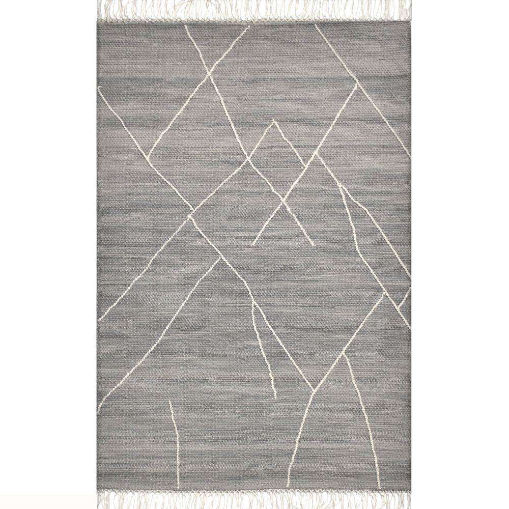 Tapis Mabel en laine tissée 6X9
