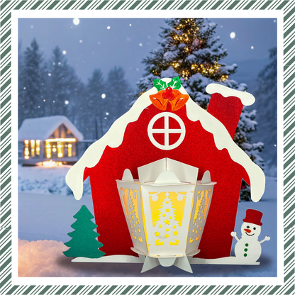 CrafTreat DIY Paper Lanterns - Winter House