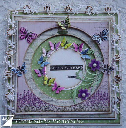 Joy! Crafts Die - Border Flowers Baroque