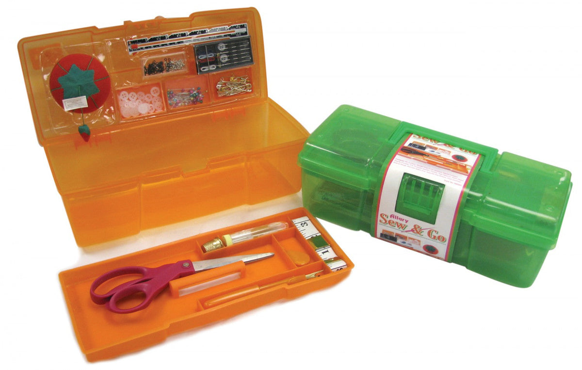 Trousse de couture Premium Sew & Go avec boîtier de rangement - ENDOMMAGÉE