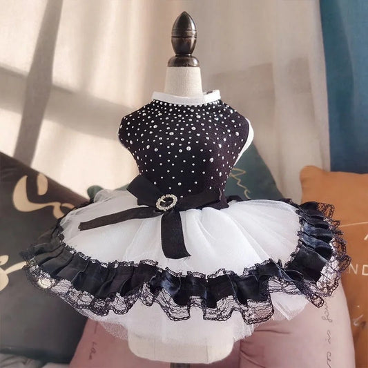 Robe pour chien « Sweetheart » – Tenue tutu de luxe pour chiens