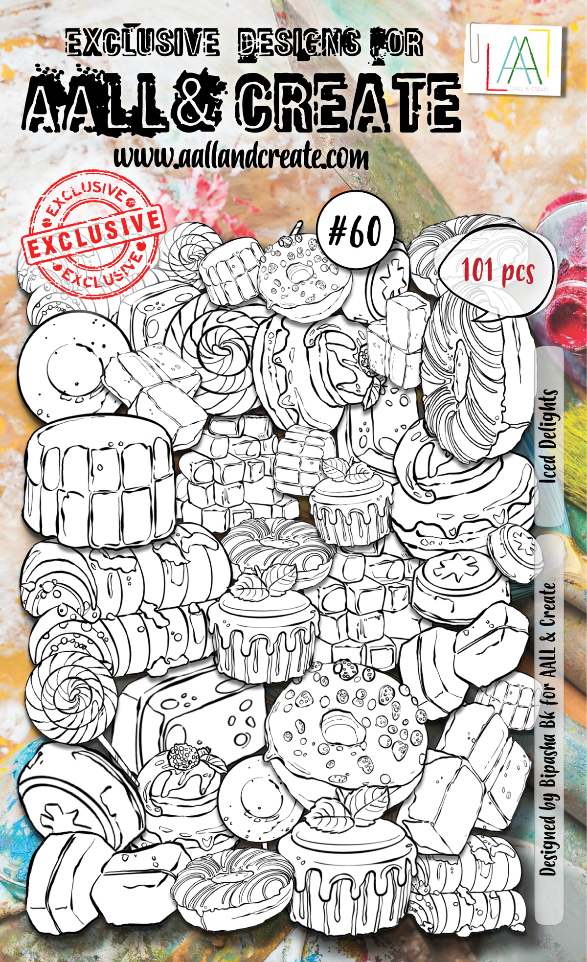 AALL and Create Éléments de scrapbooking découpés à l'emporte-pièce - Iced Delights