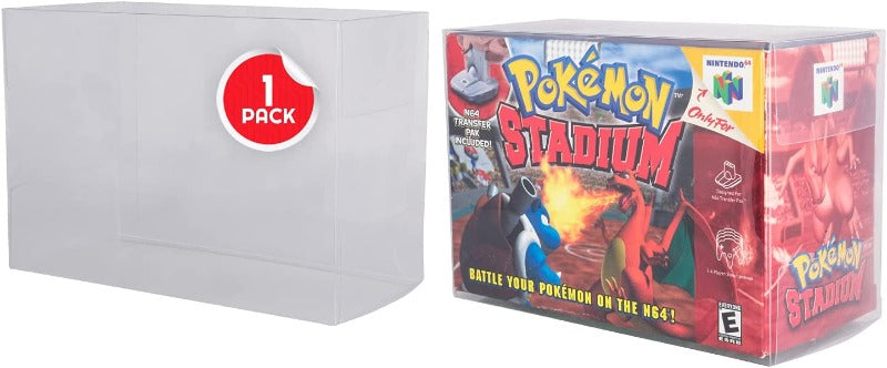 EVORETRO Nintendo N64 Pokemon Stadium PET Protectors - Pack of 1