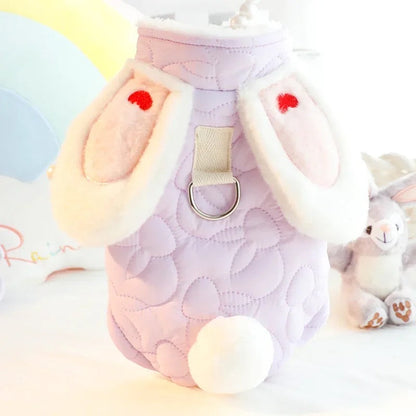Veste de lapin - Violet