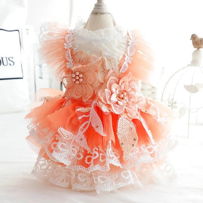 Robe Pêches et Crème