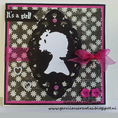 Marianne Design : Matrices de découpe Creatables - Silhouette jeune fille avec queue de cheval