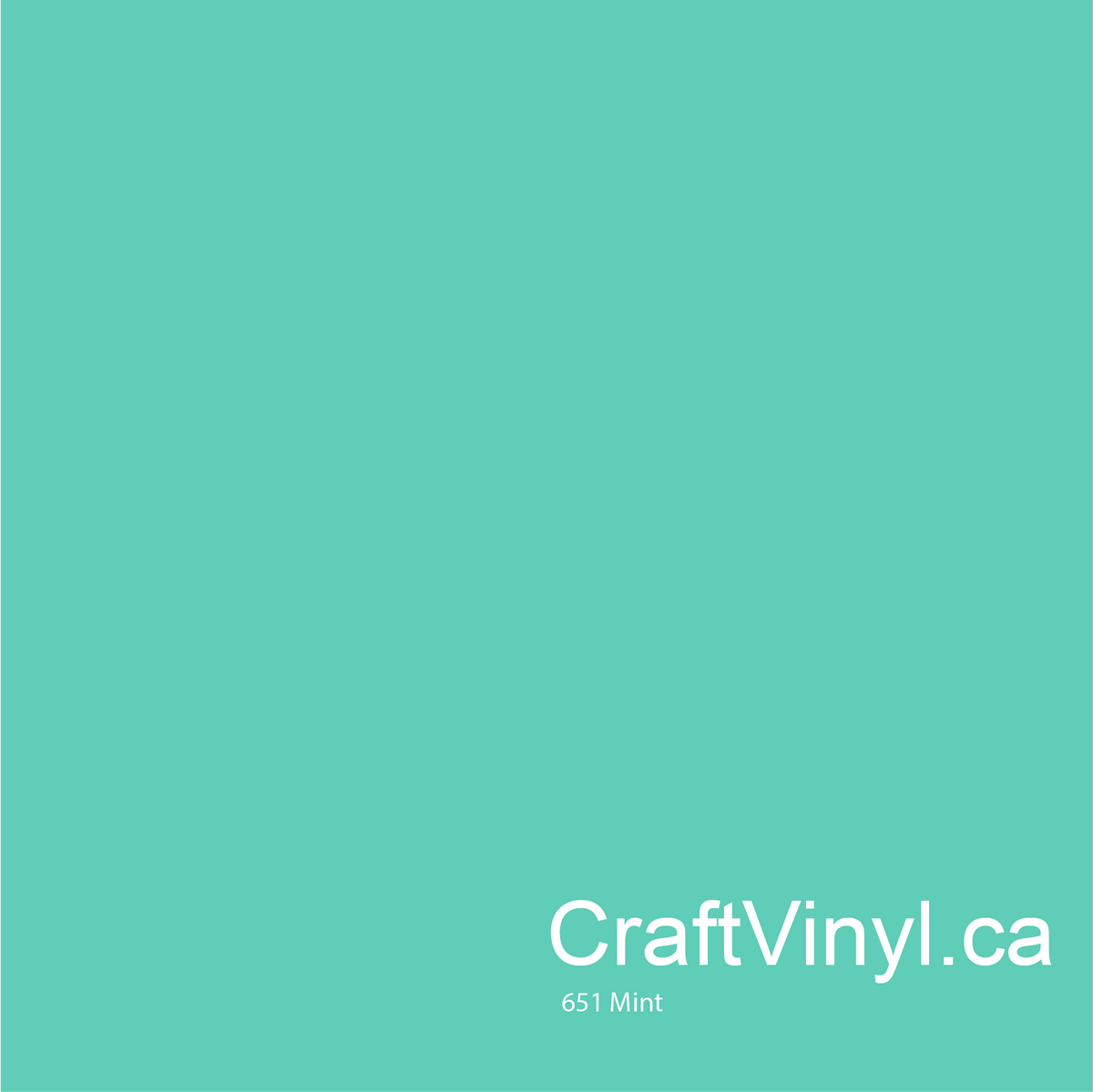 Oracal 651 Glossy Mint Vinyl #055 sheets and rolls