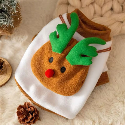Reindeer Christmas Sweater for Dogs – Festive Holiday Dog Sweater