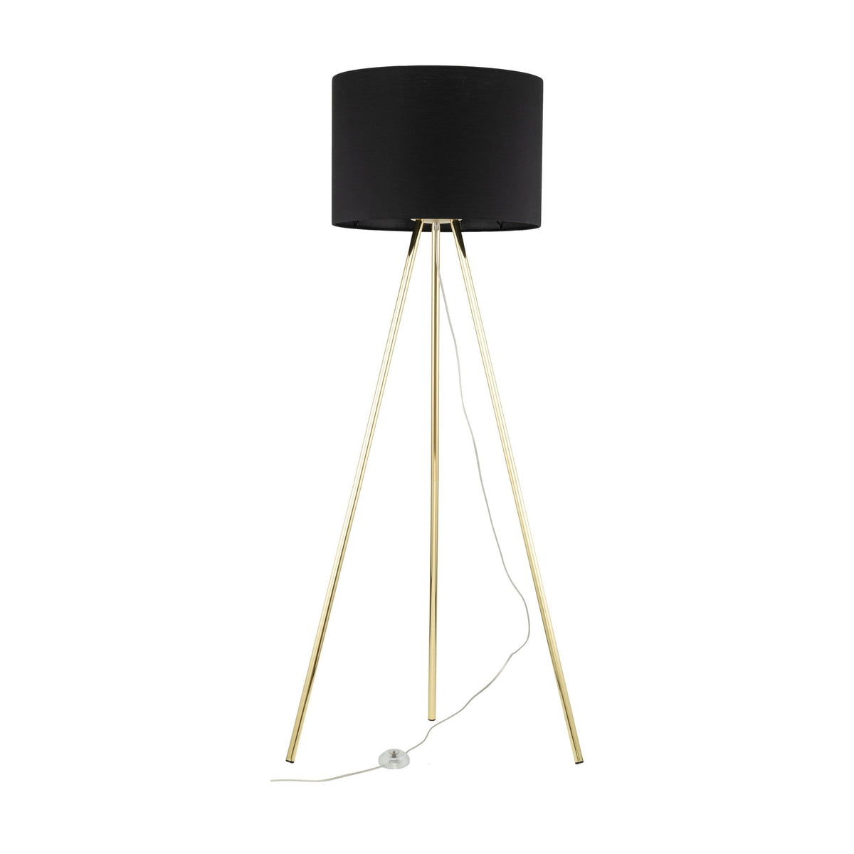 Lampadaire moderne UMBERTO noir (Déstockage)