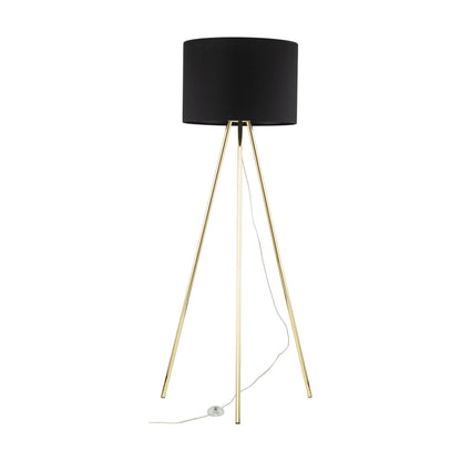 Lampadaire moderne UMBERTO noir (Déstockage)