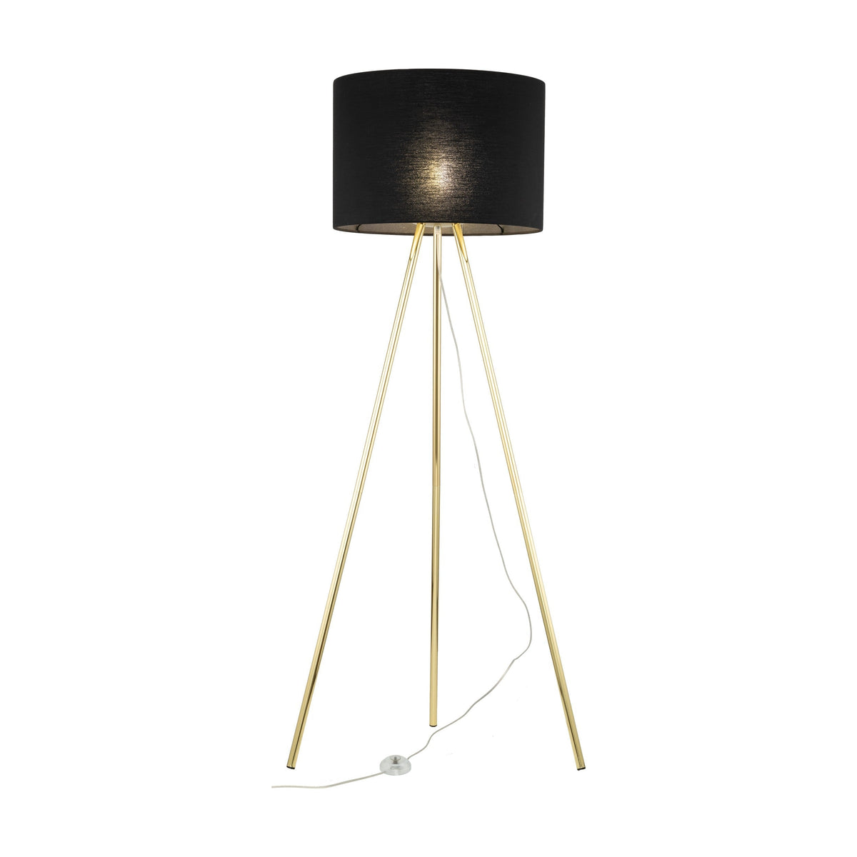 Lampadaire moderne UMBERTO noir (Déstockage)