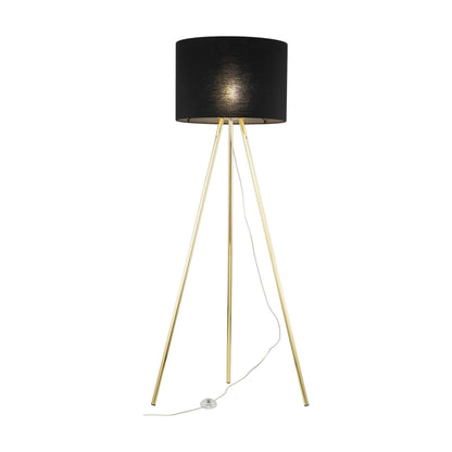 Lampadaire moderne UMBERTO noir (Déstockage)