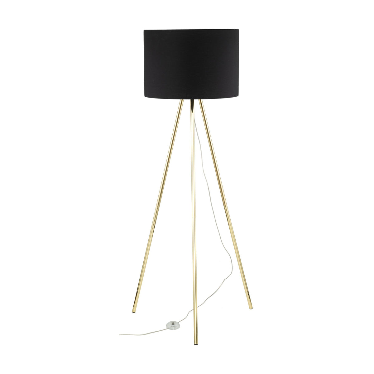Lampadaire moderne UMBERTO noir (Déstockage)