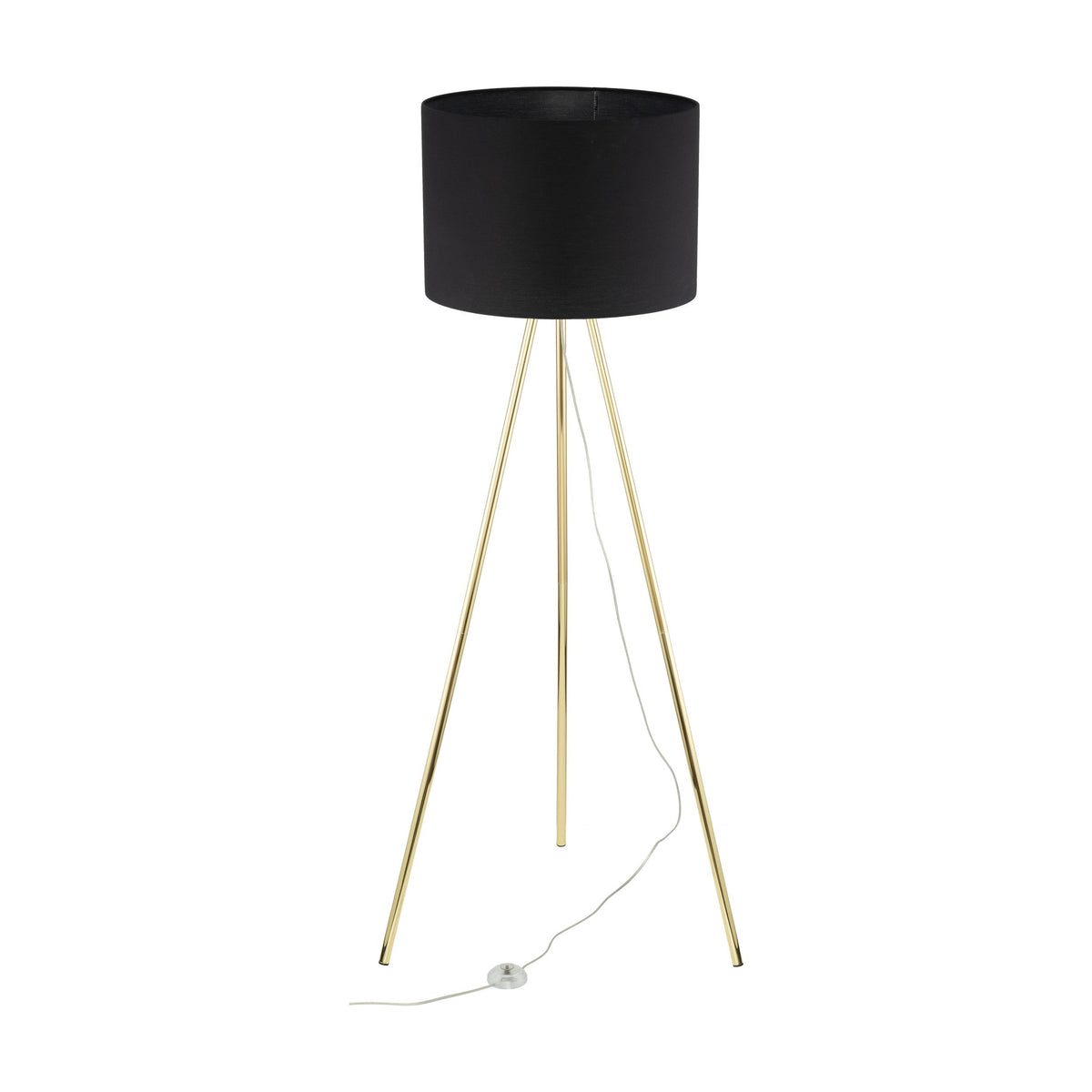 Lampadaire moderne UMBERTO noir (Déstockage)