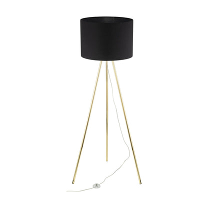 Lampadaire moderne UMBERTO noir (Déstockage)