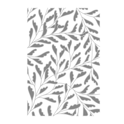 Sizzix Multi-Level Textured Impressions Embossing Folder - Feuilles Délicates par Jennifer Ogborn