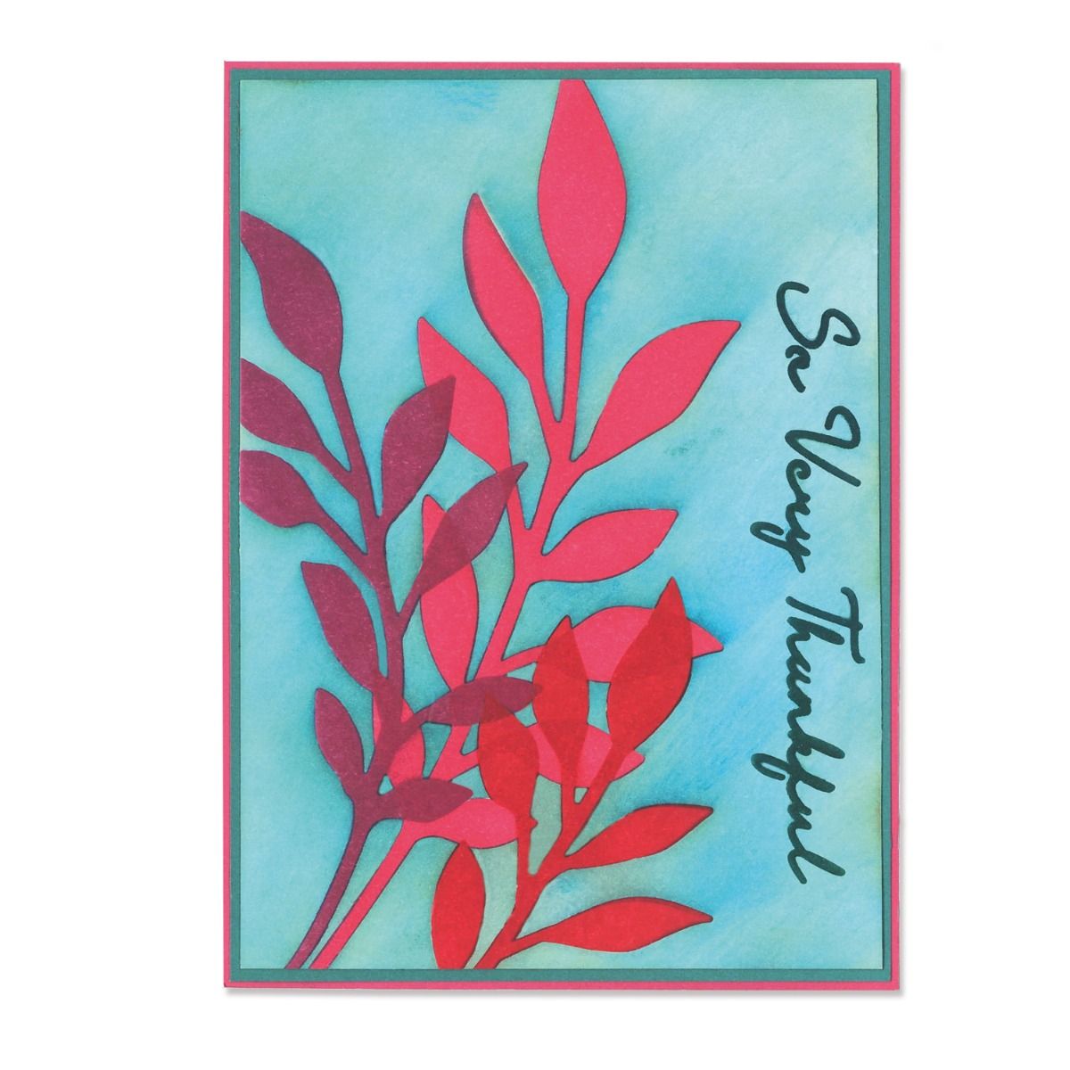 Pochoirs superposés Sizzix A6 4 pièces Cosmopolitan, Frond par Stacey Park