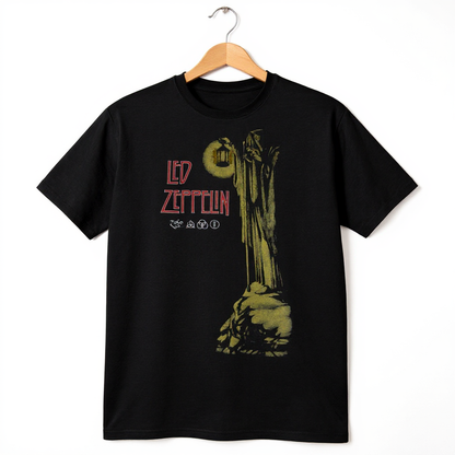 T-shirt noir Led Zeppelin Stairway to Heaven