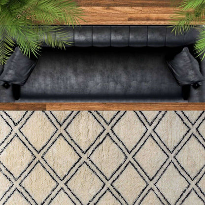 Tapis en Laine Tissée Juno 6x9