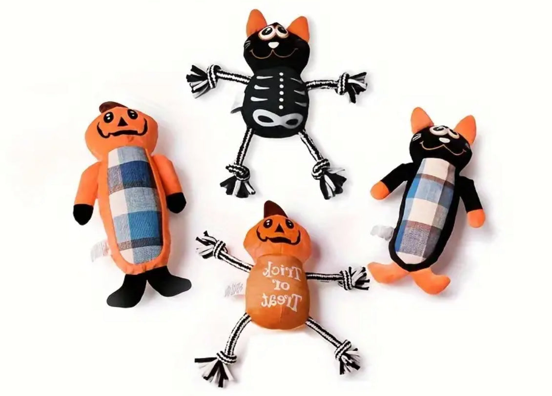 Jouet à mâcher d'Halloween pour chien | Jouet d'Halloween pour chien