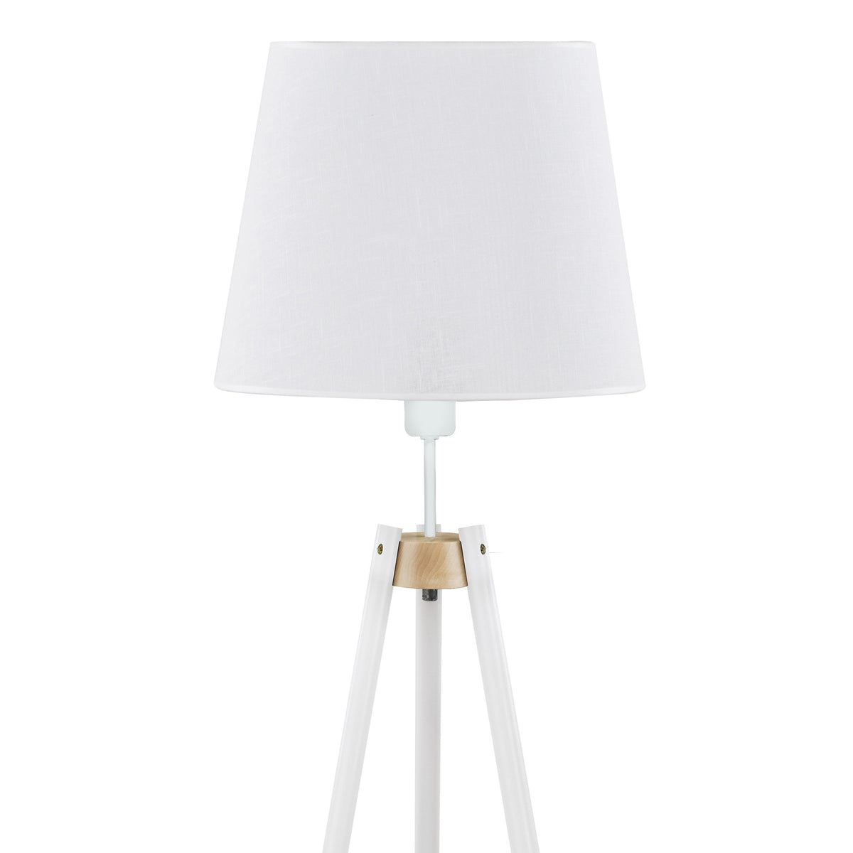 Lampadaire avec table d'appoint VAIO blanc