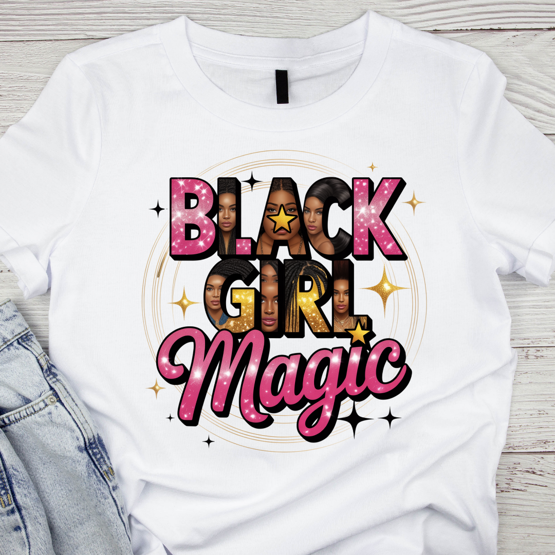 Transfert UV/DTF Black Girl Magic