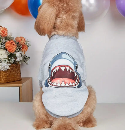 T-shirt chien Shark Bait | T-shirt graphique pour chien