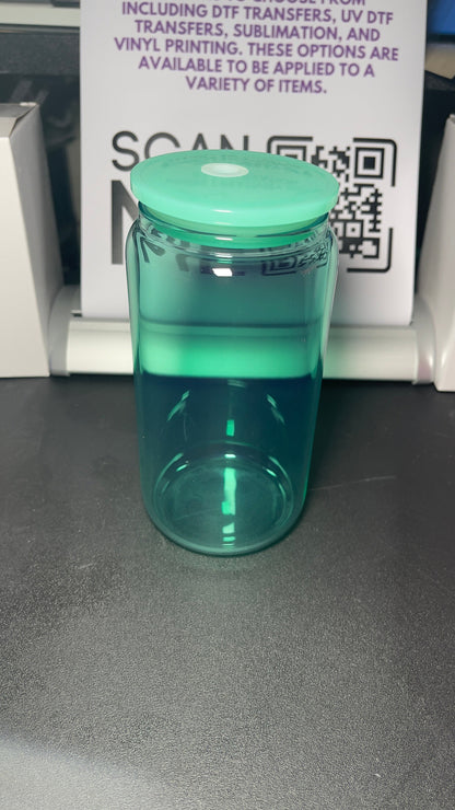 Verre transparent Libby Jelly 10oz - Personnalisable avec vinyle et UV DTF