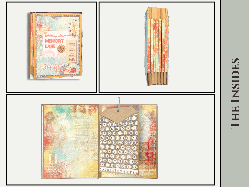 Livre à charnière accordéon CrafTreat 1 - Blanc
