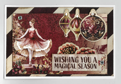 3Quarter Designs Sugarplum Wreath  6x4 Card Pack