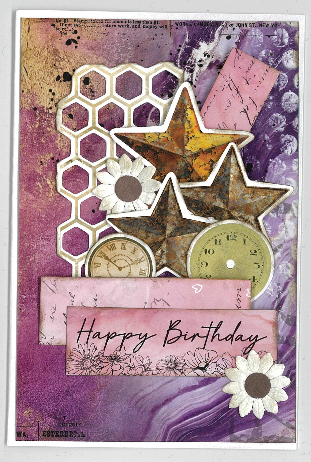 Pack de Cartes Texturées 6x4 Oh Texture 3Quarter Designs