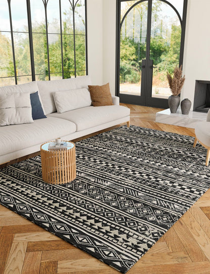 Nadine Black & White Rug