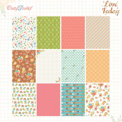 CrafTreat Bloc de Papier - Live Today 6"x8"